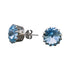 Auskarai "Vintāžš VII (Aquamarine Blue)" su Swarovski™ kristalais